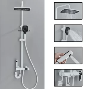 دوش پیانویی سفید