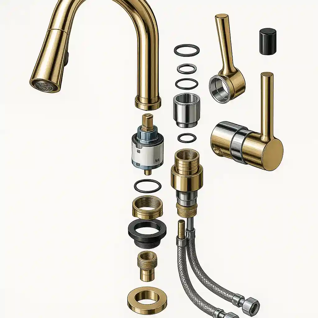 اجزای شیر لوکس